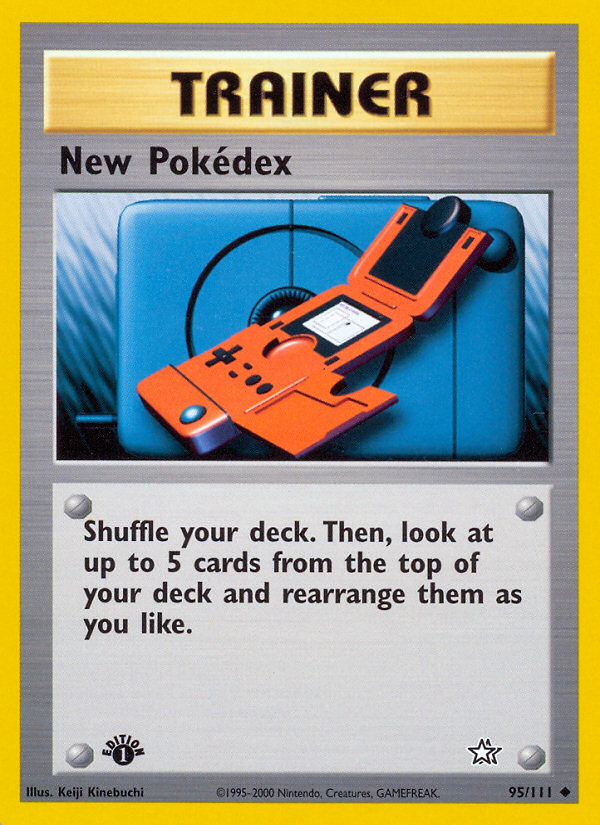 New Pokedex (95/111) [Neo Genesis 1st Edition] | Red Riot Games CA