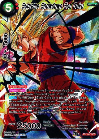 Supreme Showdown Son Goku (SPR) (TB2-002) [World Martial Arts Tournament] | Red Riot Games CA