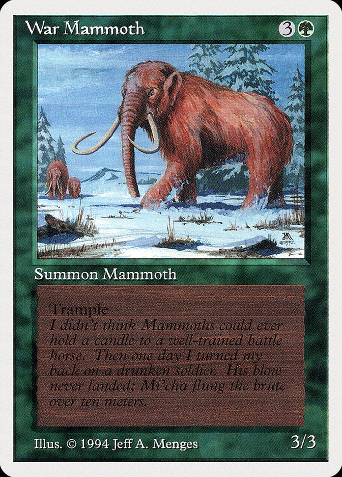 War Mammoth [Summer Magic / Edgar] | Red Riot Games CA
