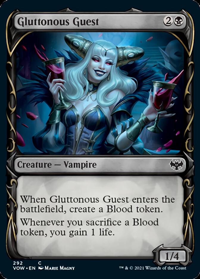 Gluttonous Guest (Showcase Fang Frame) [Innistrad: Crimson Vow] | Red Riot Games CA
