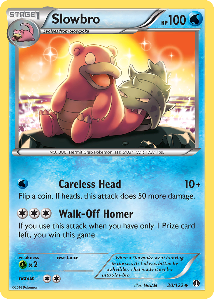 Slowbro (20/122) [XY: BREAKpoint] | Red Riot Games CA