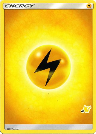 Lightning Energy (Pikachu Stamp #43) [Battle Academy 2020] | Red Riot Games CA