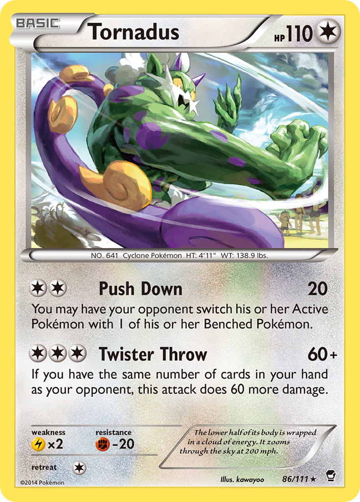 Tornadus (86/111) [XY: Furious Fists] | Red Riot Games CA