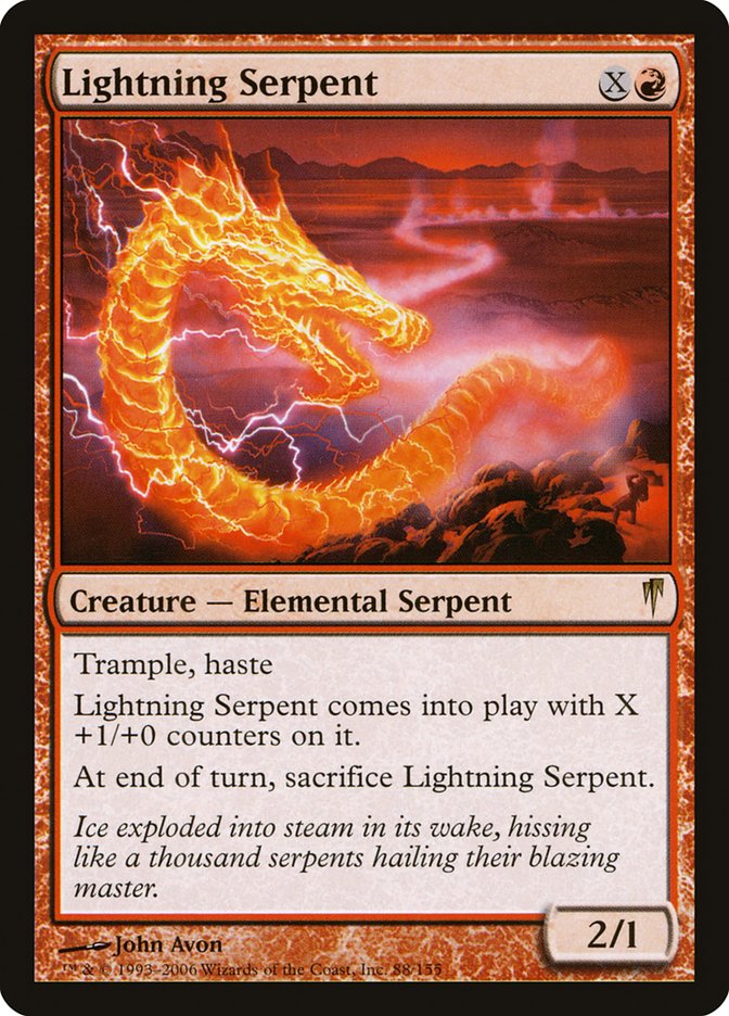 Lightning Serpent [Coldsnap] | Red Riot Games CA