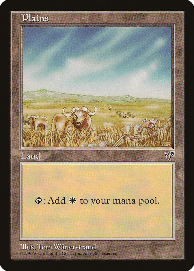 Plains (Oxen / Signature on Right) [Mirage] | Red Riot Games CA
