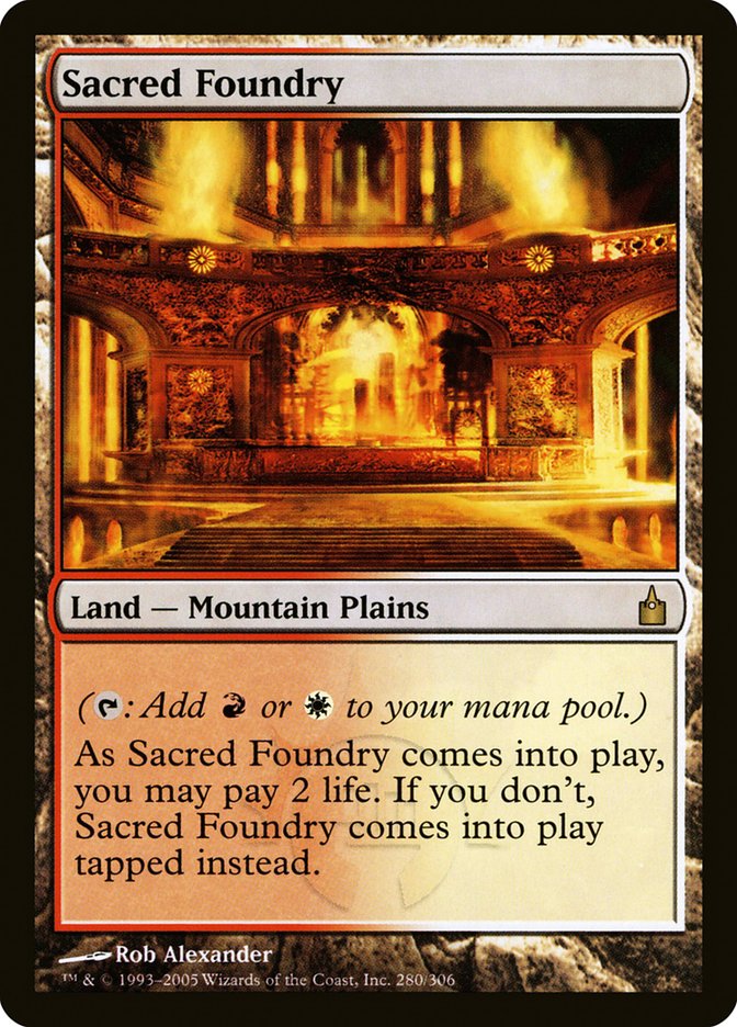 Sacred Foundry [Ravnica: City of Guilds] | Red Riot Games CA