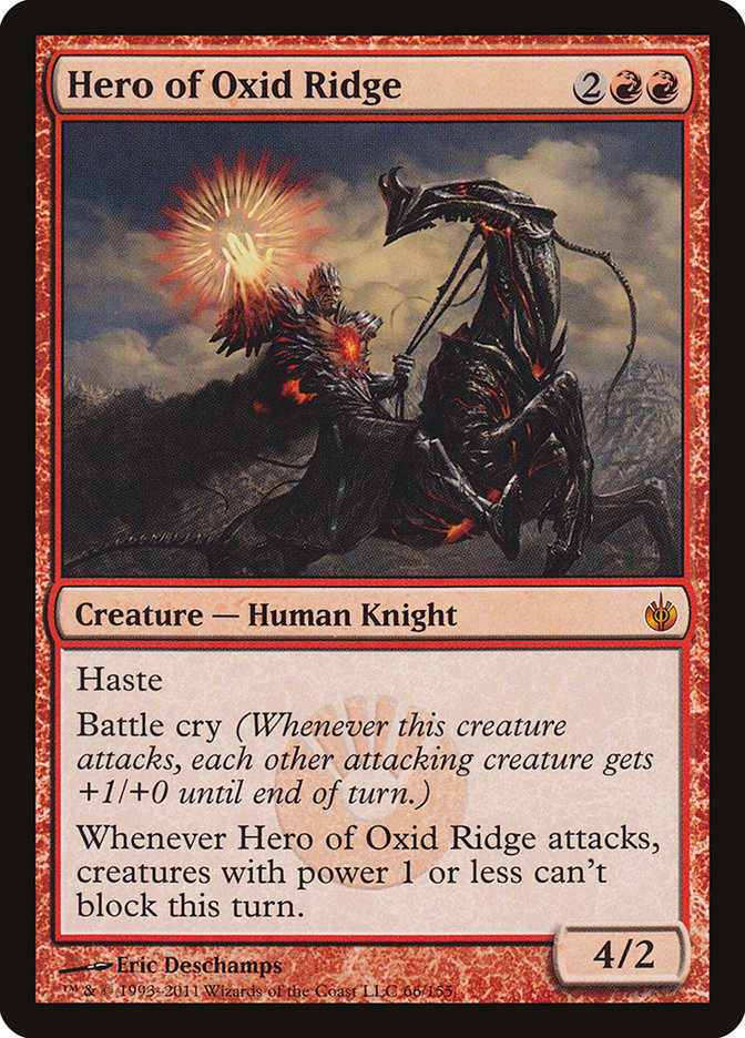 Hero of Oxid Ridge [Mirrodin Besieged] | Red Riot Games CA