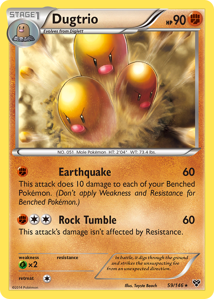 Dugtrio (59/146) [XY: Base Set] | Red Riot Games CA