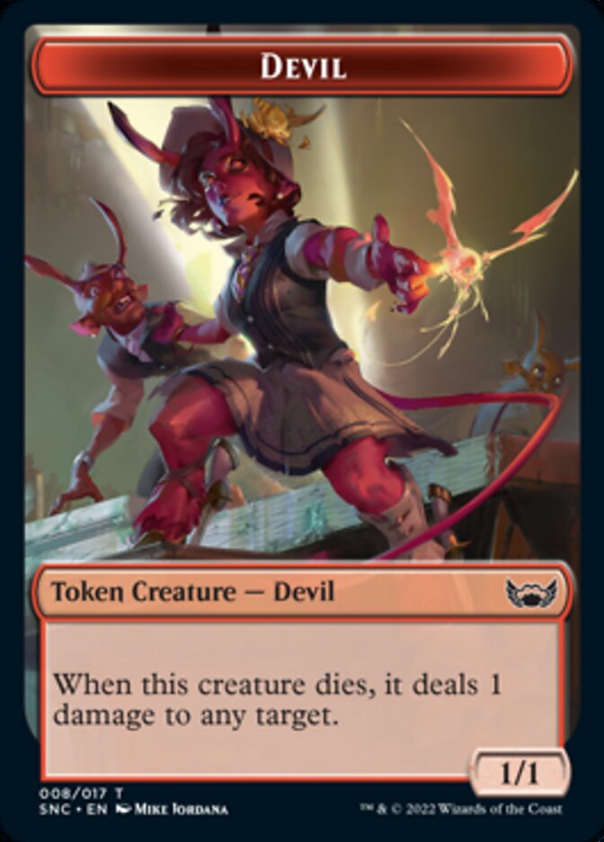 Devil Token [Streets of New Capenna Tokens] | Red Riot Games CA