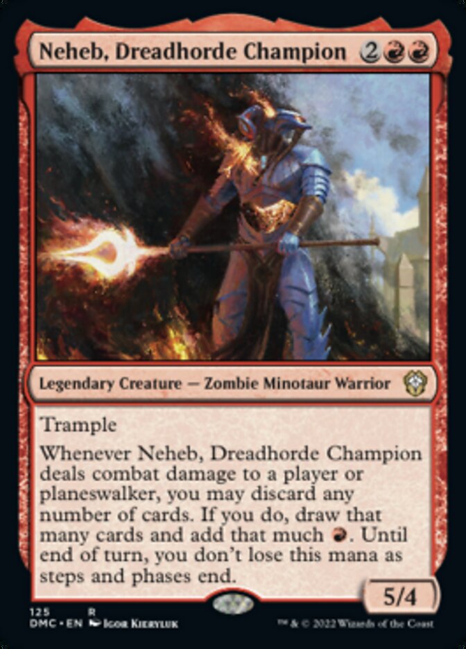 Neheb, Dreadhorde Champion [Dominaria United Commander] | Red Riot Games CA