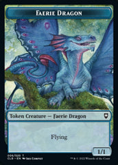 Treasure // Faerie Dragon Double-Sided Token [Commander Legends: Battle for Baldur's Gate Tokens] | Red Riot Games CA