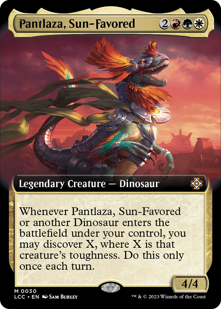 Pantlaza, Sun-Favored (Extended Art) [The Lost Caverns of Ixalan Commander] | Red Riot Games CA