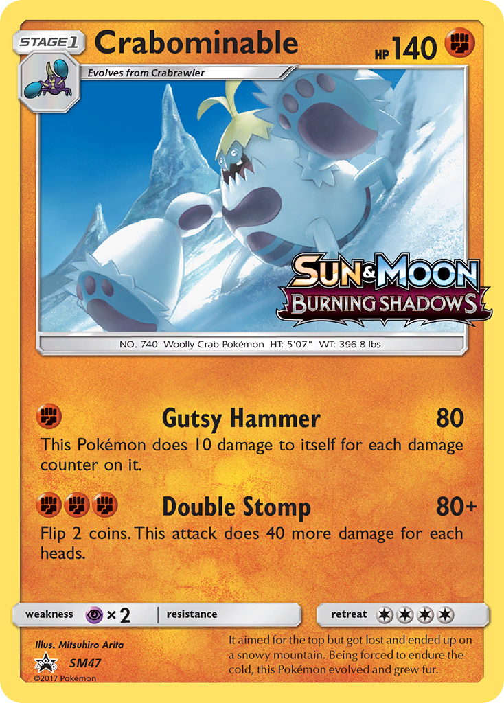 Crabominable (SM47) [Sun & Moon: Black Star Promos] | Red Riot Games CA
