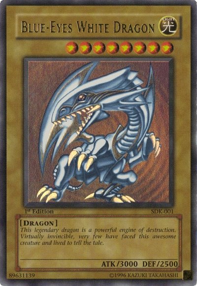 Blue-Eyes White Dragon [SDK-001] Ultra Rare | Red Riot Games CA