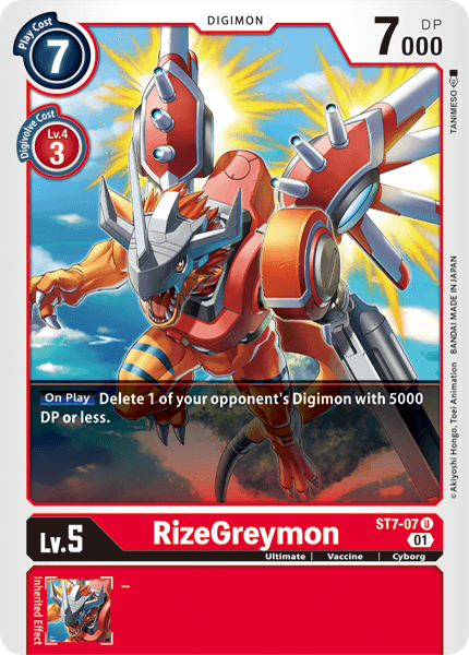RizeGreymon [ST7-07] [Starter Deck: Gallantmon] | Red Riot Games CA