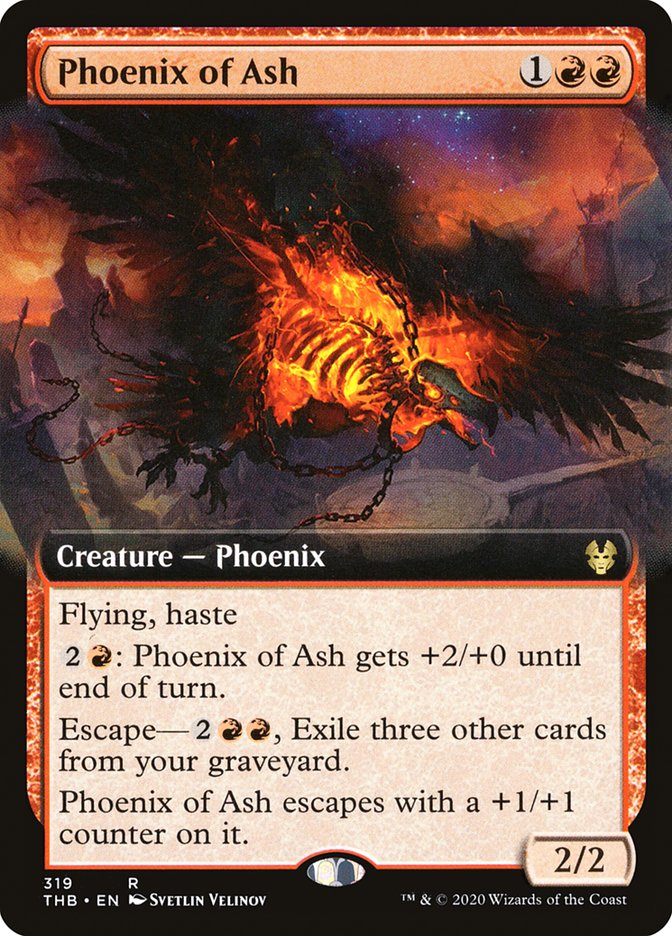 Phoenix of Ash (Extended Art) [Theros Beyond Death] | Red Riot Games CA