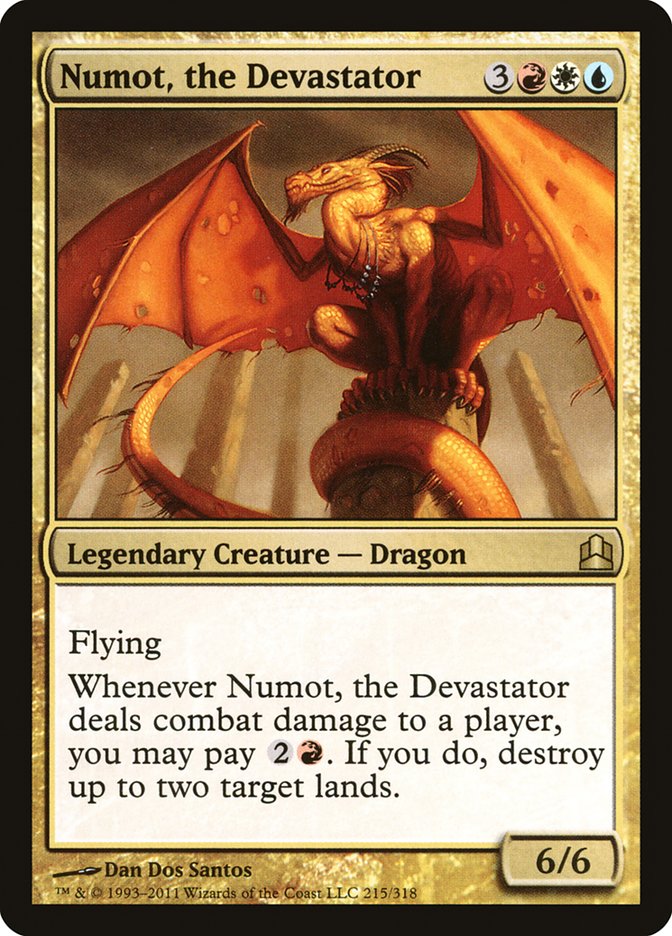 Numot, the Devastator [Commander 2011] | Red Riot Games CA