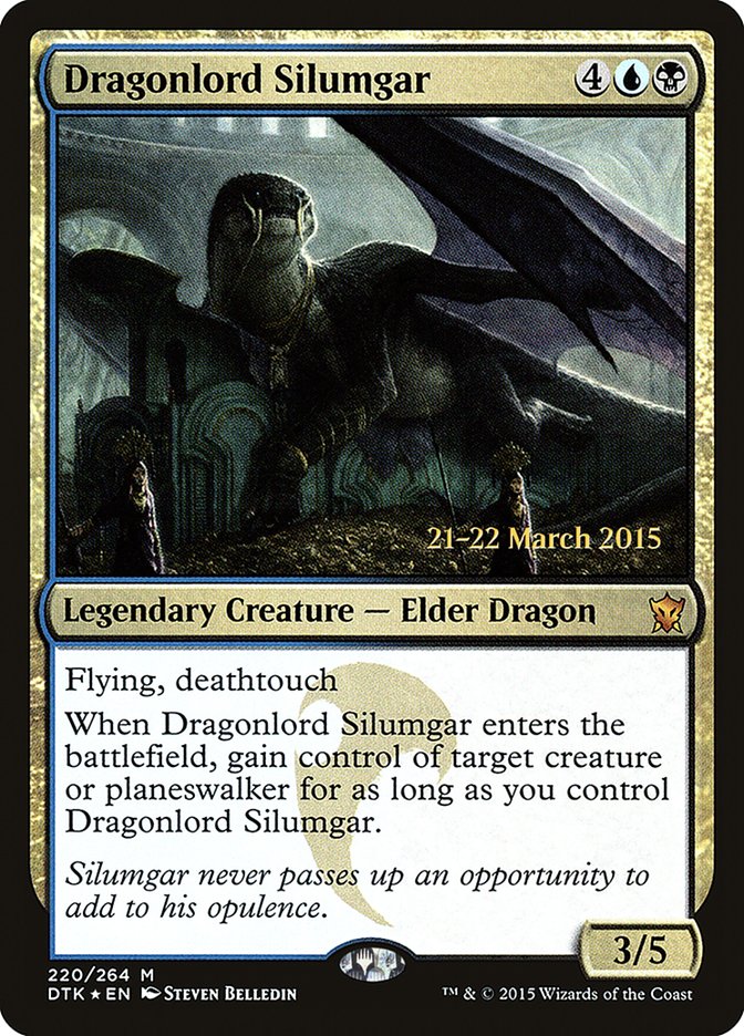 Dragonlord Silumgar [Dragons of Tarkir Prerelease Promos] | Red Riot Games CA