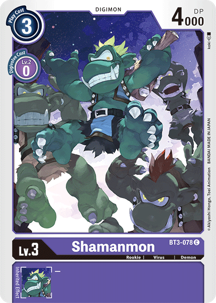 Shamanmon [BT3-078] [Release Special Booster Ver.1.5] | Red Riot Games CA