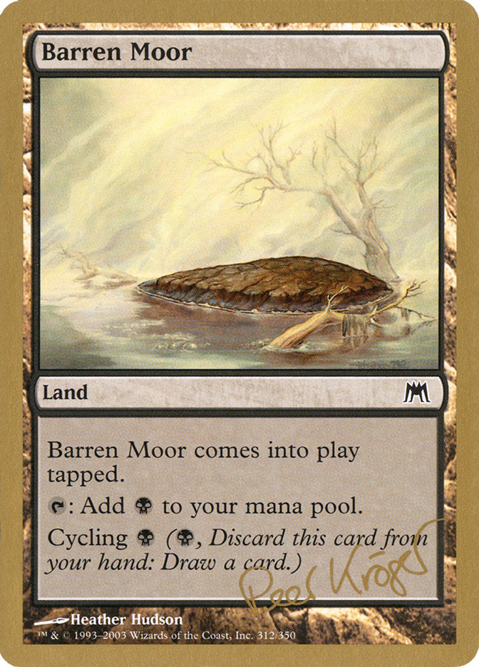 Barren Moor (Peer Kroger) [World Championship Decks 2003] | Red Riot Games CA