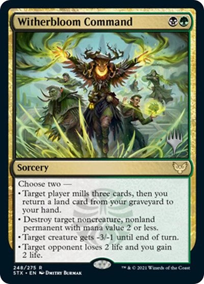 Witherbloom Command (Promo Pack) [Strixhaven: School of Mages Promos] | Red Riot Games CA