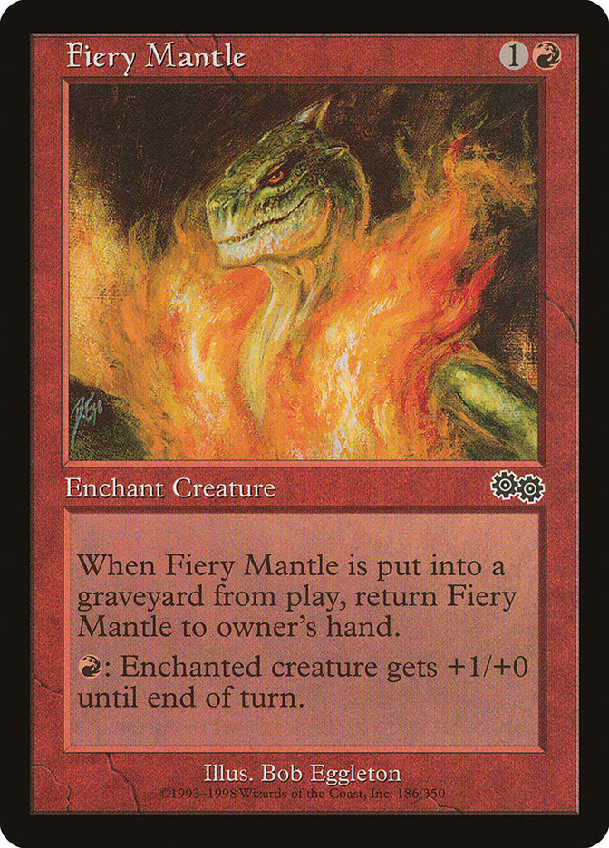 Fiery Mantle [Urza's Saga] | Red Riot Games CA