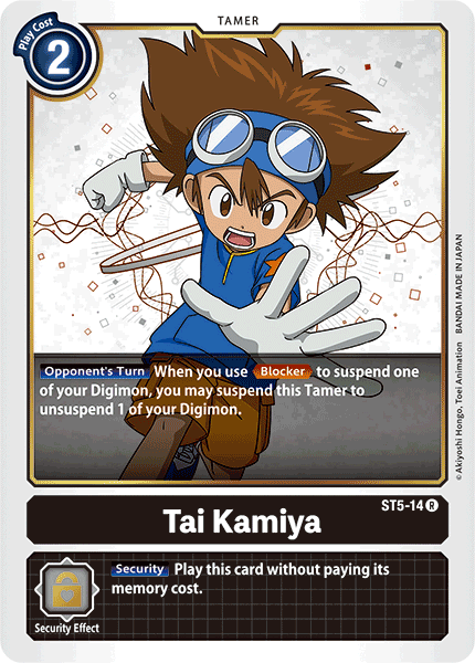 Tai Kamiya [ST5-14] [Starter Deck: Machine Black] | Red Riot Games CA