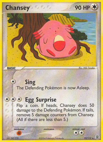 Chansey (19/112) [EX: FireRed & LeafGreen] | Red Riot Games CA