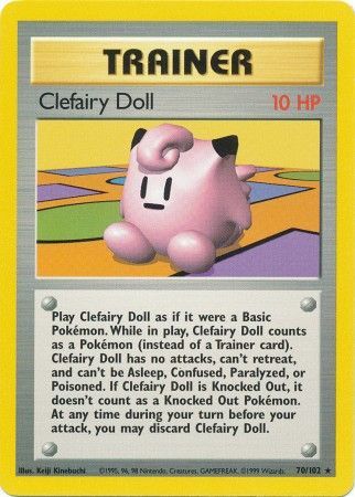 Clefairy Doll (70/102) [Base Set Unlimited] | Red Riot Games CA