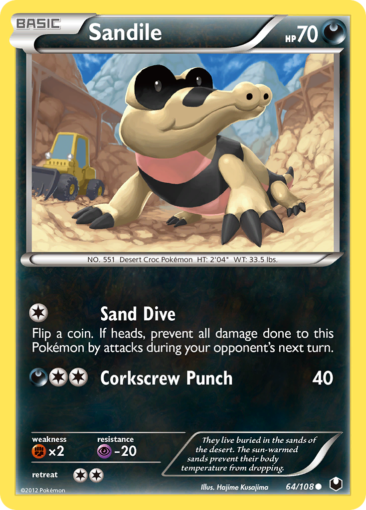 Sandile (64/108) [Black & White: Dark Explorers] | Red Riot Games CA