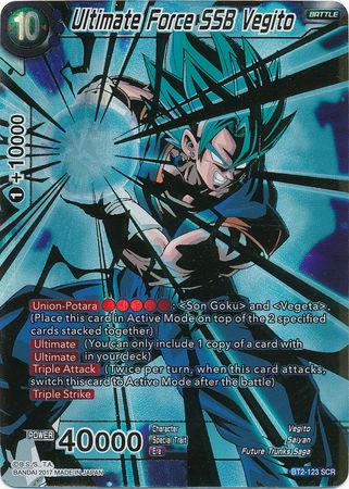 Ultimate Force SSB Vegito (BT2-123) [Union Force] | Red Riot Games CA