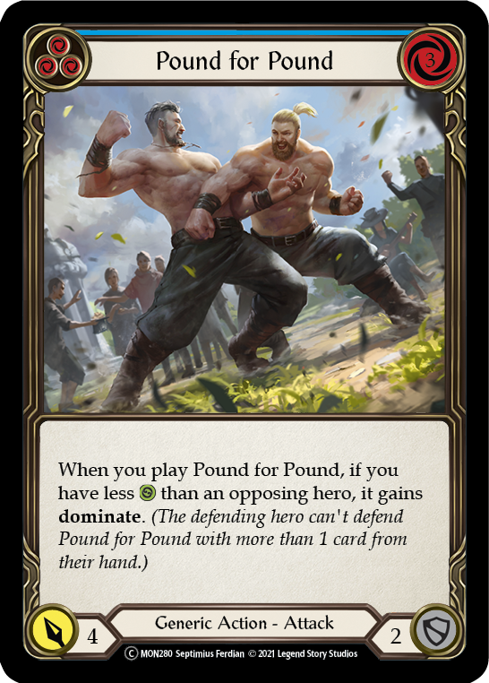 Pound for Pound (Blue) [U-MON280] (Monarch Unlimited)  Unlimited Normal | Red Riot Games CA