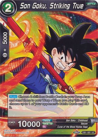 Son Goku, Striking True (DB1-081) [Dragon Brawl] | Red Riot Games CA
