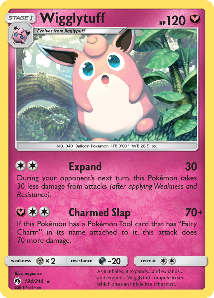 Wigglytuff (134/214) [Sun & Moon: Lost Thunder] | Red Riot Games CA