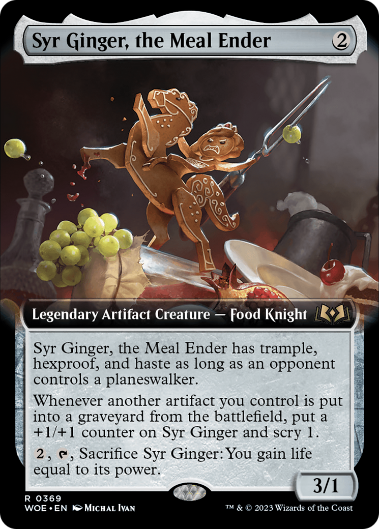 Syr Ginger, the Meal Ender (Extended Art) [Wilds of Eldraine] | Red Riot Games CA