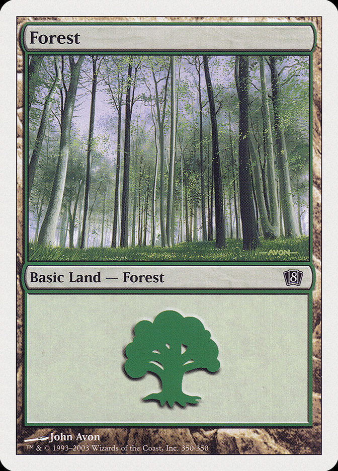 Forest (350) [Eighth Edition] | Red Riot Games CA