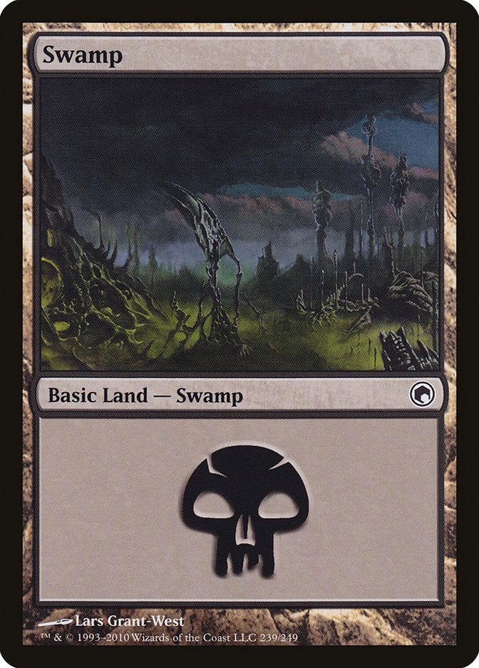 Swamp (239) [Scars of Mirrodin] | Red Riot Games CA