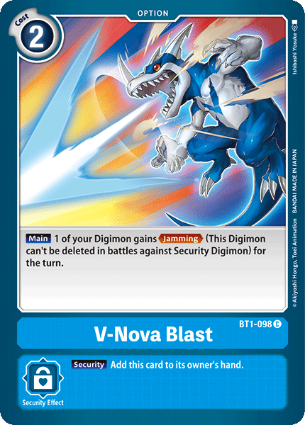 V-Nova Blast [BT1-098] [Release Special Booster Ver.1.0] | Red Riot Games CA