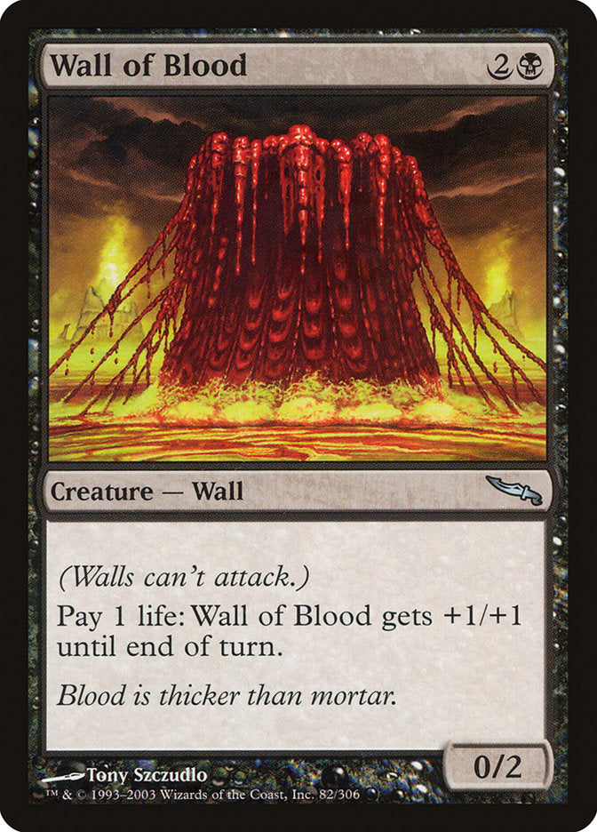 Wall of Blood [Mirrodin] | Red Riot Games CA