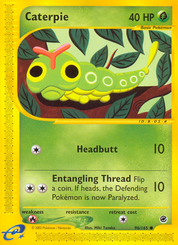 Caterpie (96/165) [Expedition: Base Set] | Red Riot Games CA