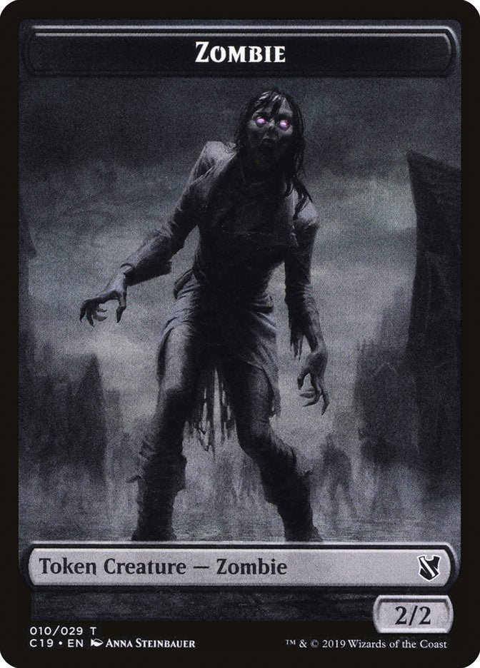 Zombie Token (010/029) [Commander 2019 Tokens] | Red Riot Games CA