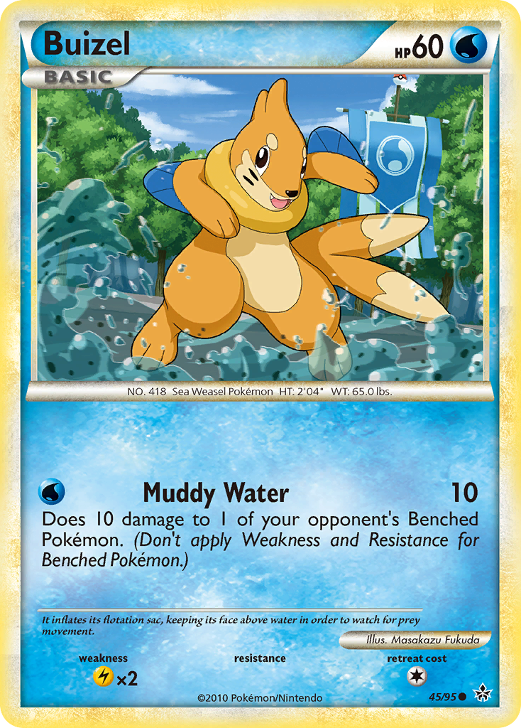 Buizel (45/95) [HeartGold & SoulSilver: Unleashed] | Red Riot Games CA
