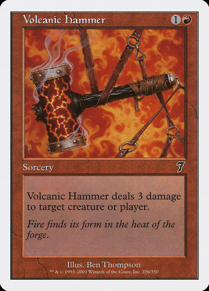 Volcanic Hammer [Seventh Edition] | Red Riot Games CA