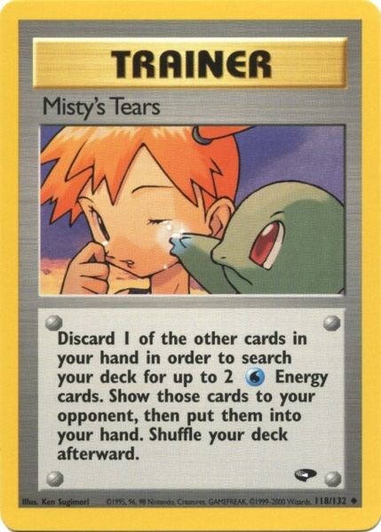 Misty's Tears (118/132) [Gym Challenge Unlimited] | Red Riot Games CA