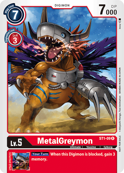 MetalGreymon [ST1-09] (Tamer Battle Pack) [Starter Deck: Gaia Red Promos] | Red Riot Games CA