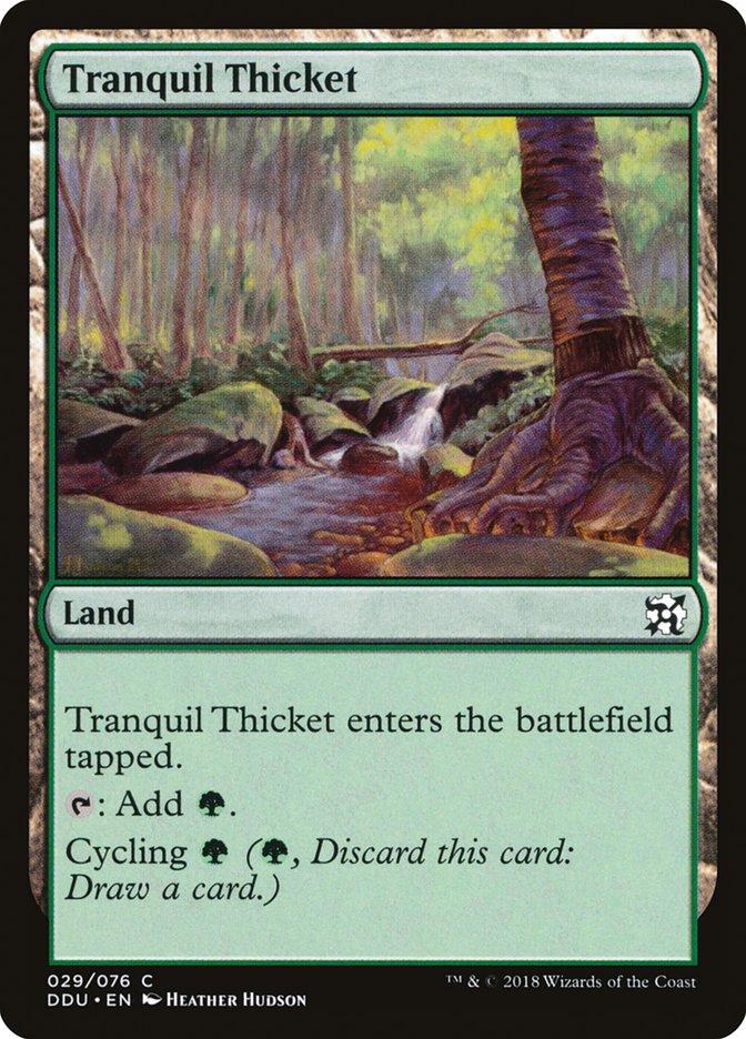 Tranquil Thicket [Duel Decks: Elves vs. Inventors] | Red Riot Games CA