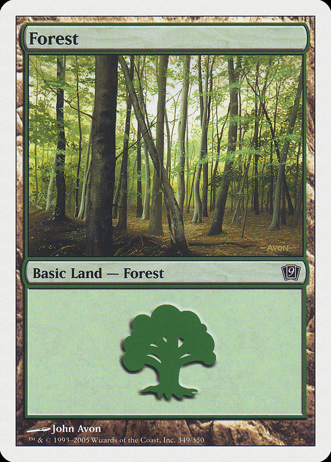 Forest (349) [Ninth Edition] | Red Riot Games CA