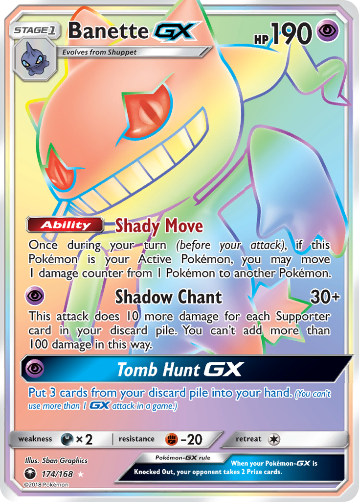 Banette GX (174/168) [Sun & Moon: Celestial Storm] | Red Riot Games CA