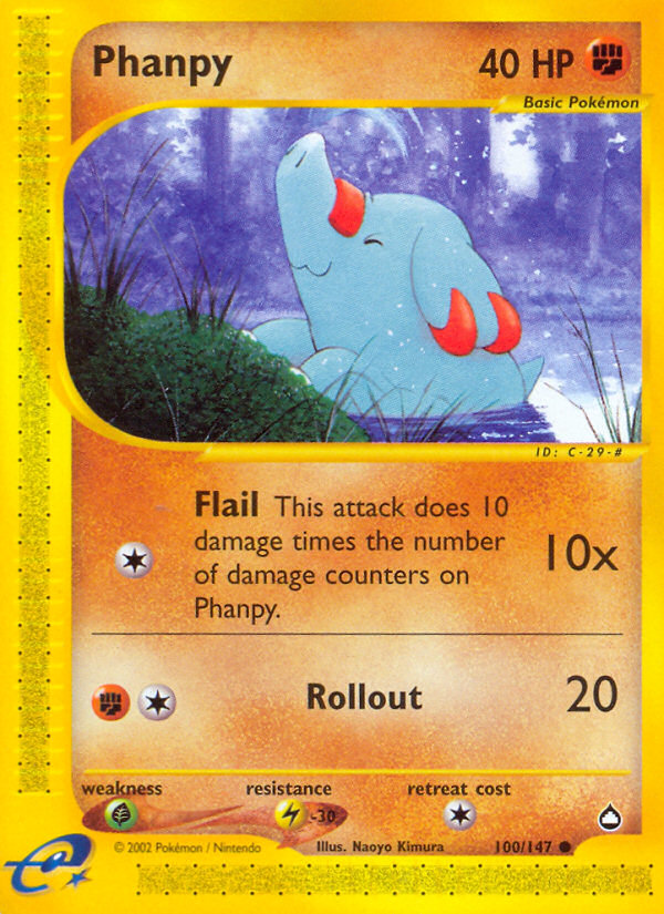Phanpy (100/147) [Aquapolis] | Red Riot Games CA