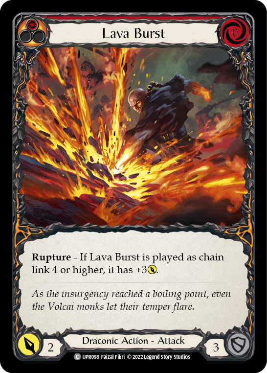 Lava Burst [UPR098] (Uprising) | Red Riot Games CA